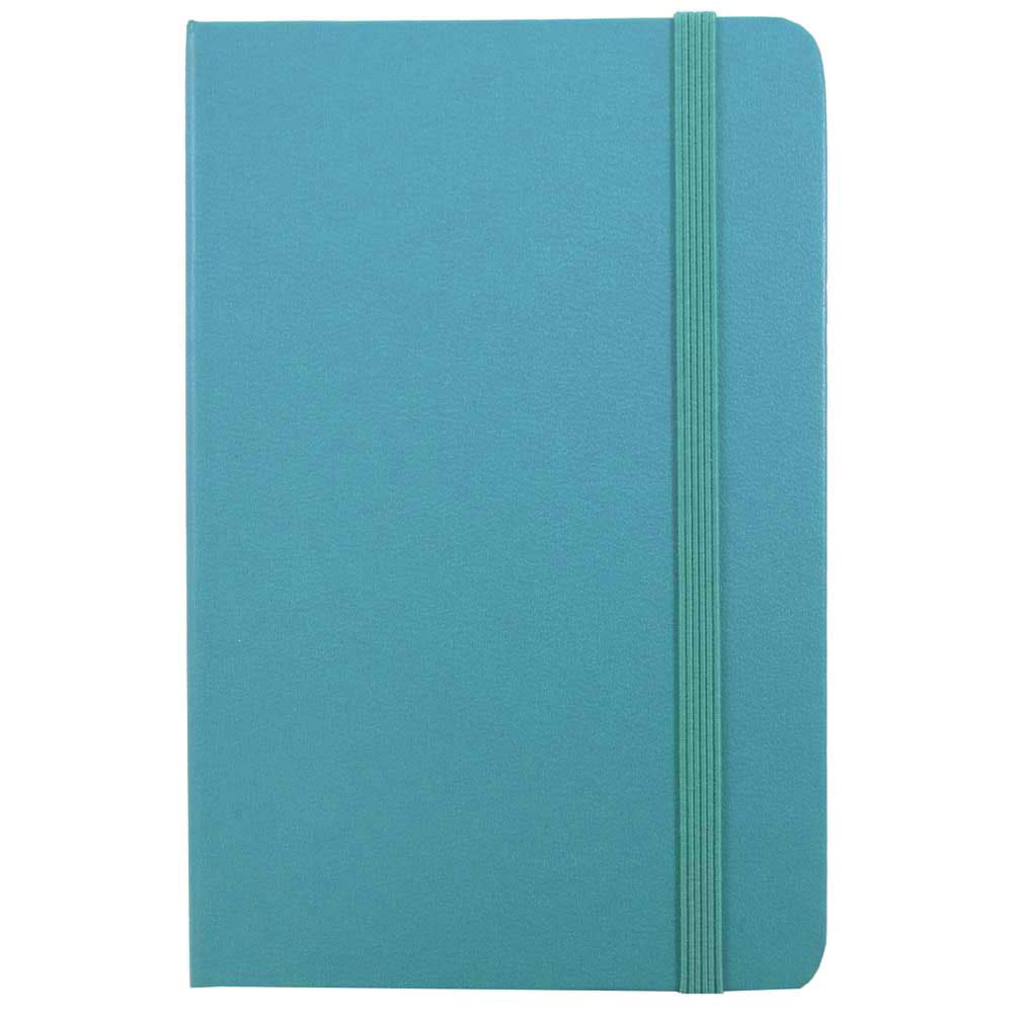 JAM Paper Travel Size Hardcover Notebook with Elastic Band